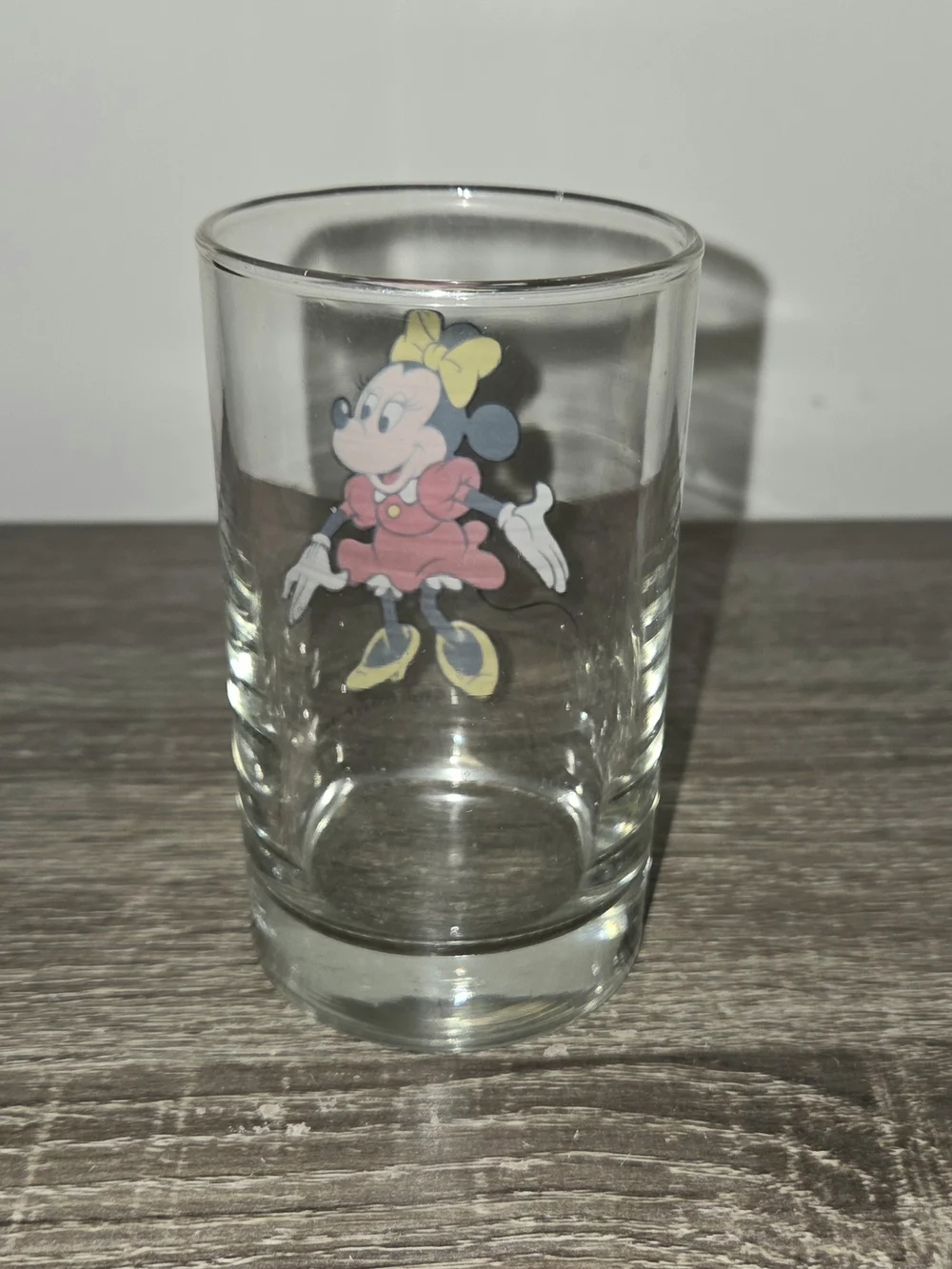 Walt Disney Productions Vintage Minnie Small Juice Glass 4